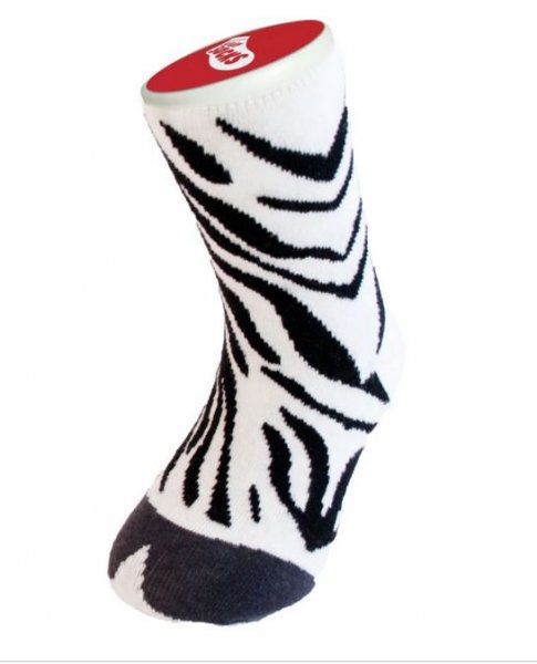 dětské bláznivé ponožky zebra Kokiska