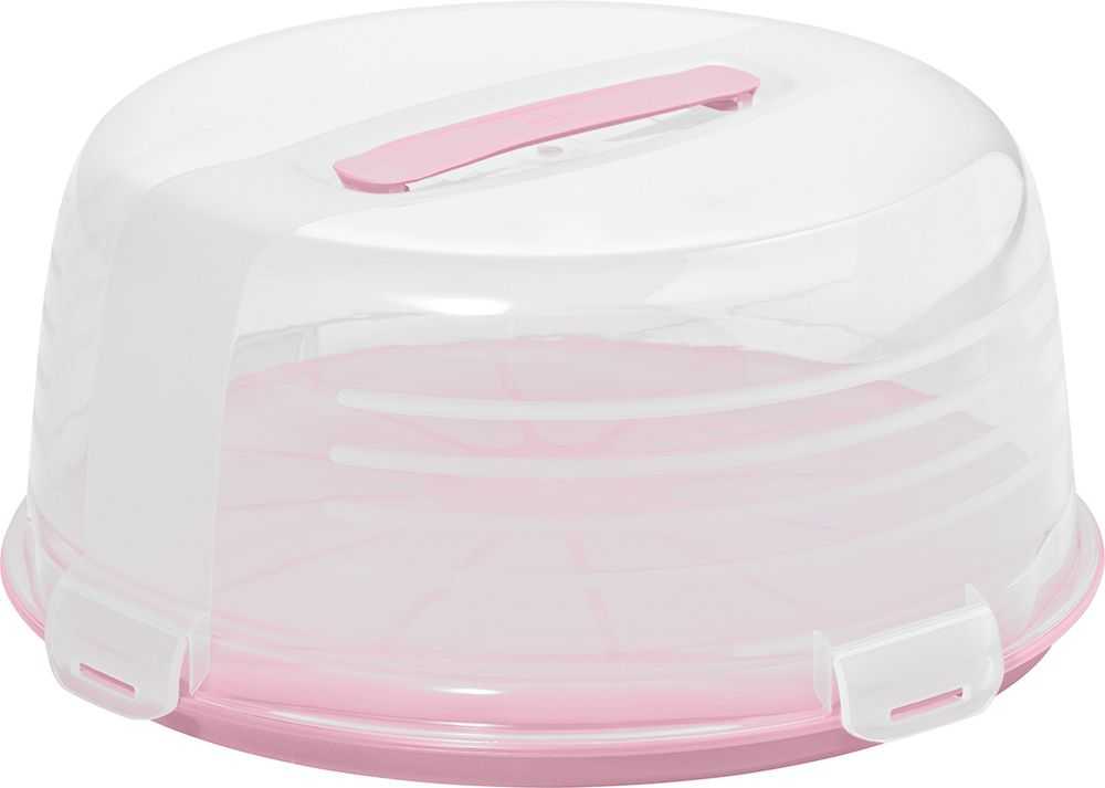CURVER Plastový CAKE BOX - růžový CURVER R63616 CURVER