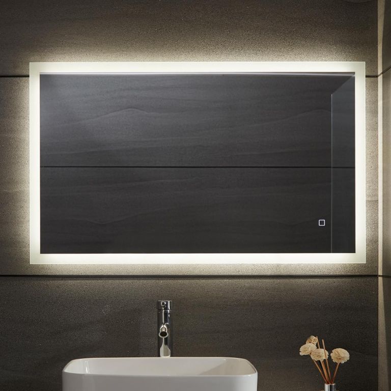 Aquamarin Koupelnové zrcadlo s LED osvětlením 50 x 70 cm Aquamarin