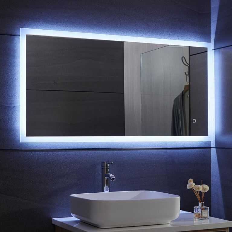 Aquamarin Koupelnové zrcadlo s LED osvětlením 35W