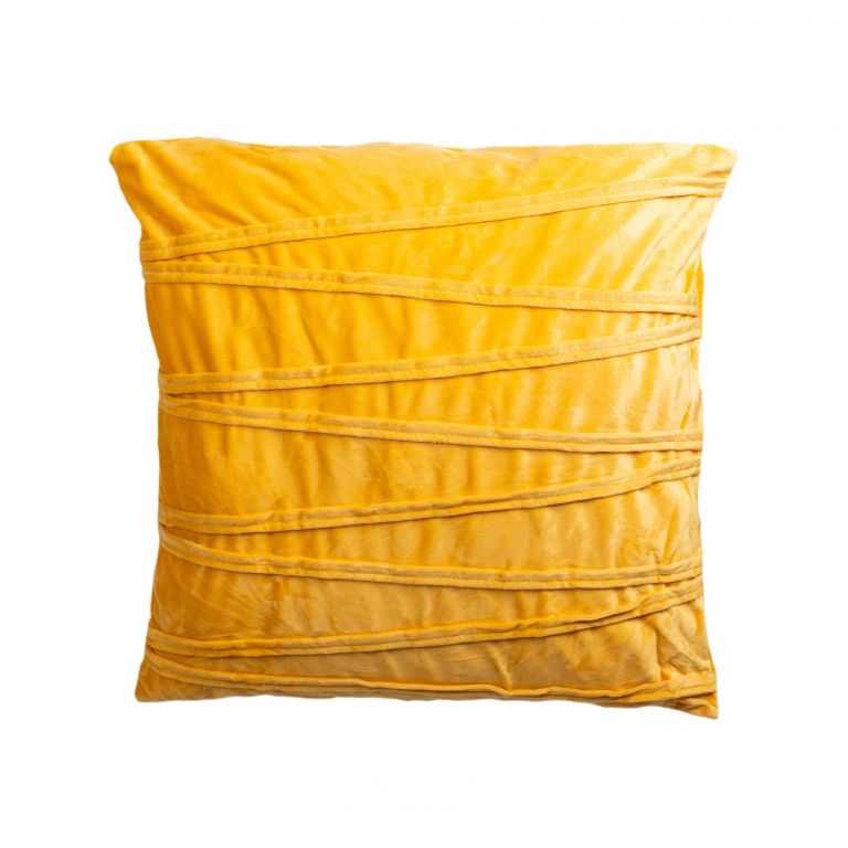 Dekorační polštářek ELLA žlutá - 45x45 cm JAHU