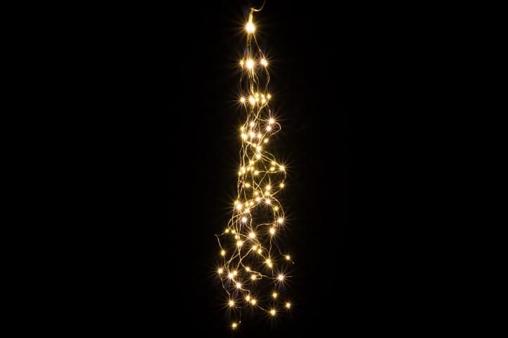 Nexos 57375 Vánoční dekorativní osvětlení – drátky - 100 LED teple bílé Nexos