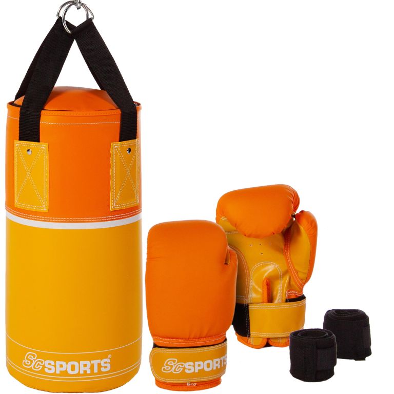 ScSPORTS Boxovací set pro děti pro trénink a zábavu oranžová SCSports